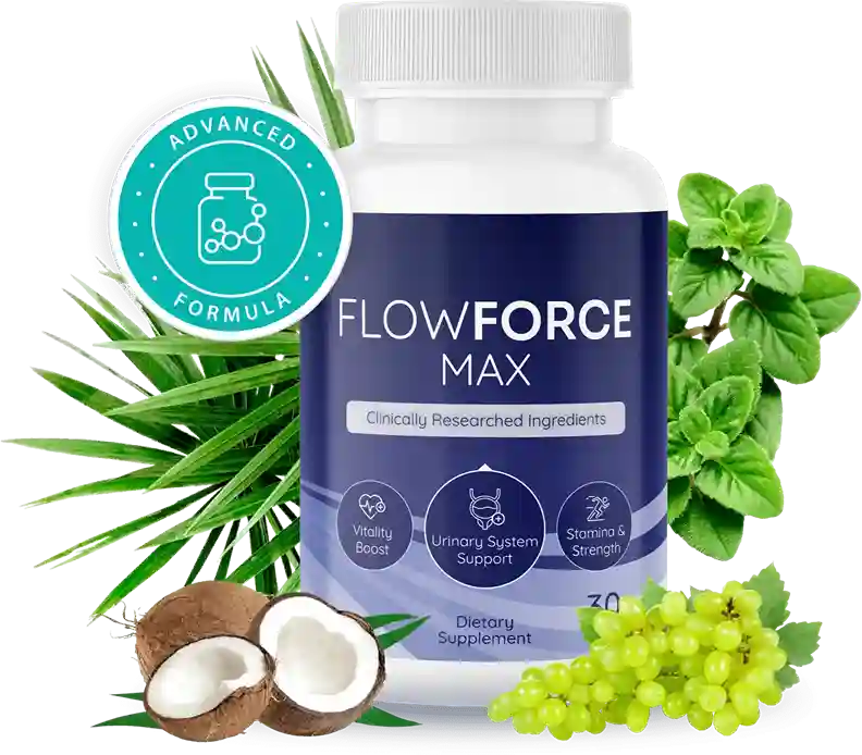 FlowForce Max™ Chewable Natural Prostate Support Formula — Graminex Flower Pollen Saw Palmetto Fisetin Luteolin — 30 Chewables — Vitality Urinary Stamina Support